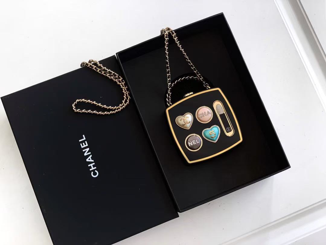 CC 25 Minaudière Makeup Palette Bag Black mix Colors Plexiglass