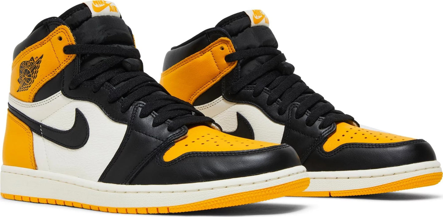 Air Jordan 1 Retro High OG Yellow Toe Sneakers - Streetwear Essential