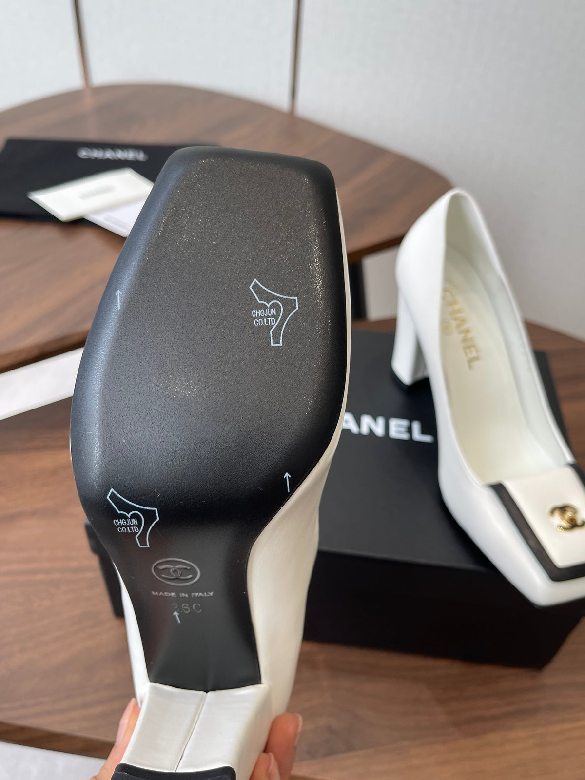 CC SS26 Mathieu Blazy Pumps 90mm White Sheepskin 529525