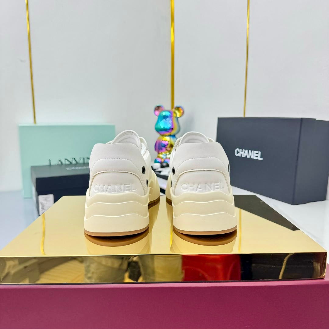 CC 25C Sneakers 50mm White Sheepskin Mesh 413844