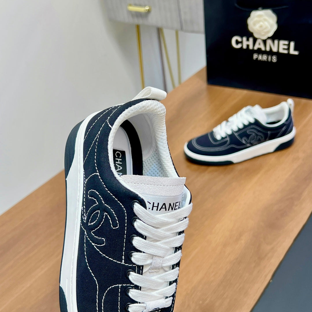 CC Sneaker 25mm In Charcoal Blue Soft Denim 149495