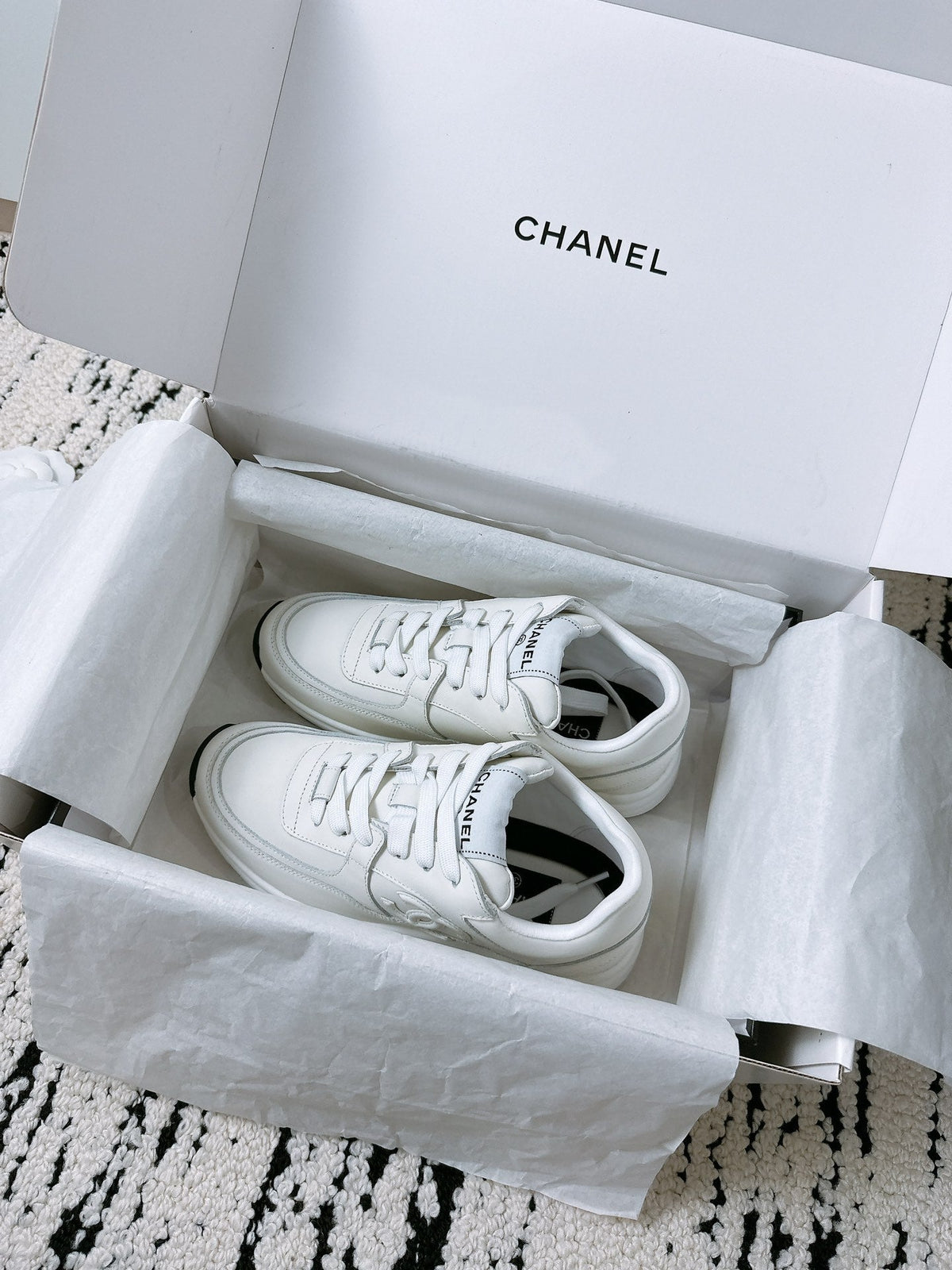 CC Sneaker 35mm In White Soft Cowhide 144702
