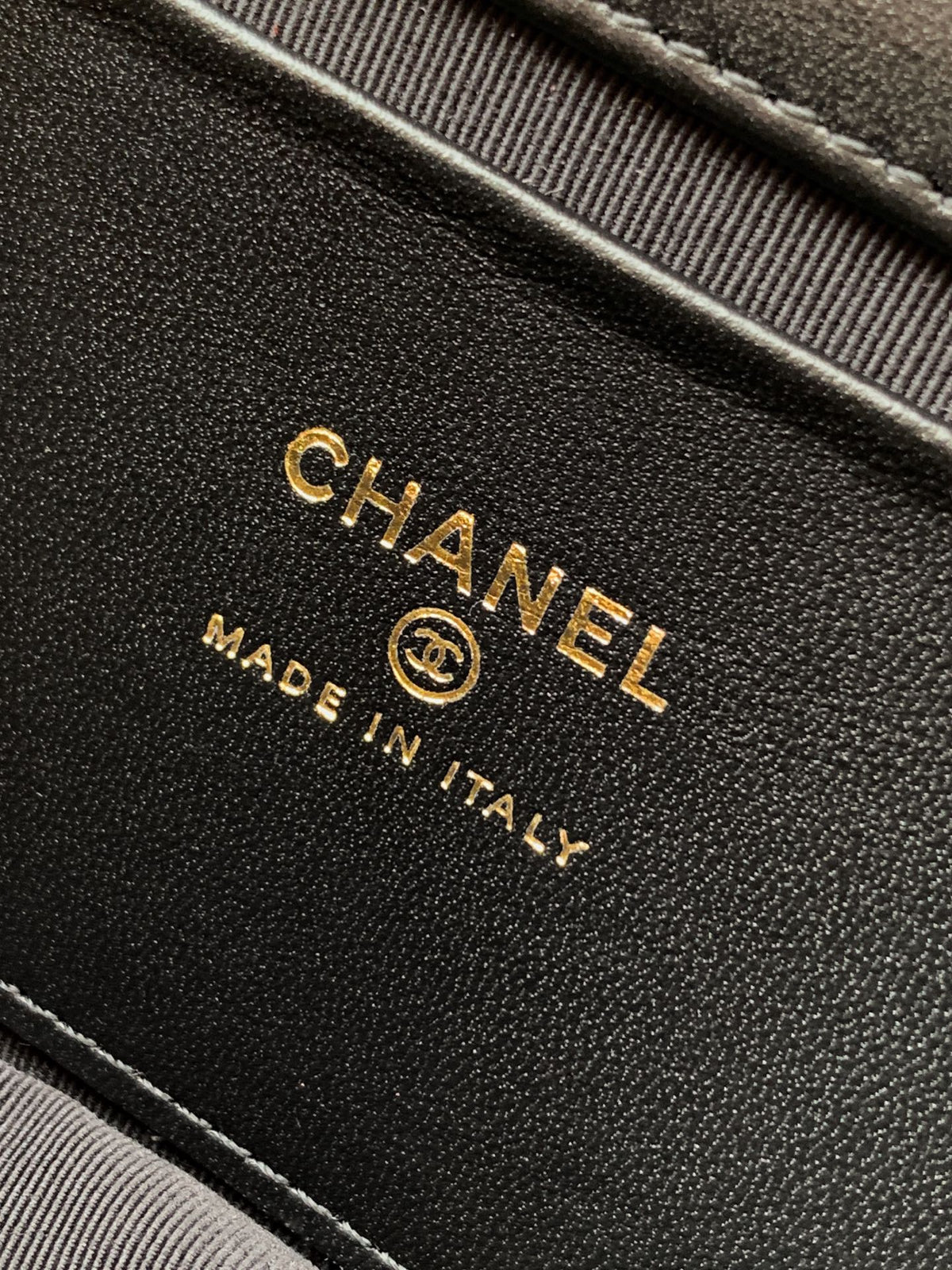 CC Mini Flap Bag 15 With Handle Black Tweed