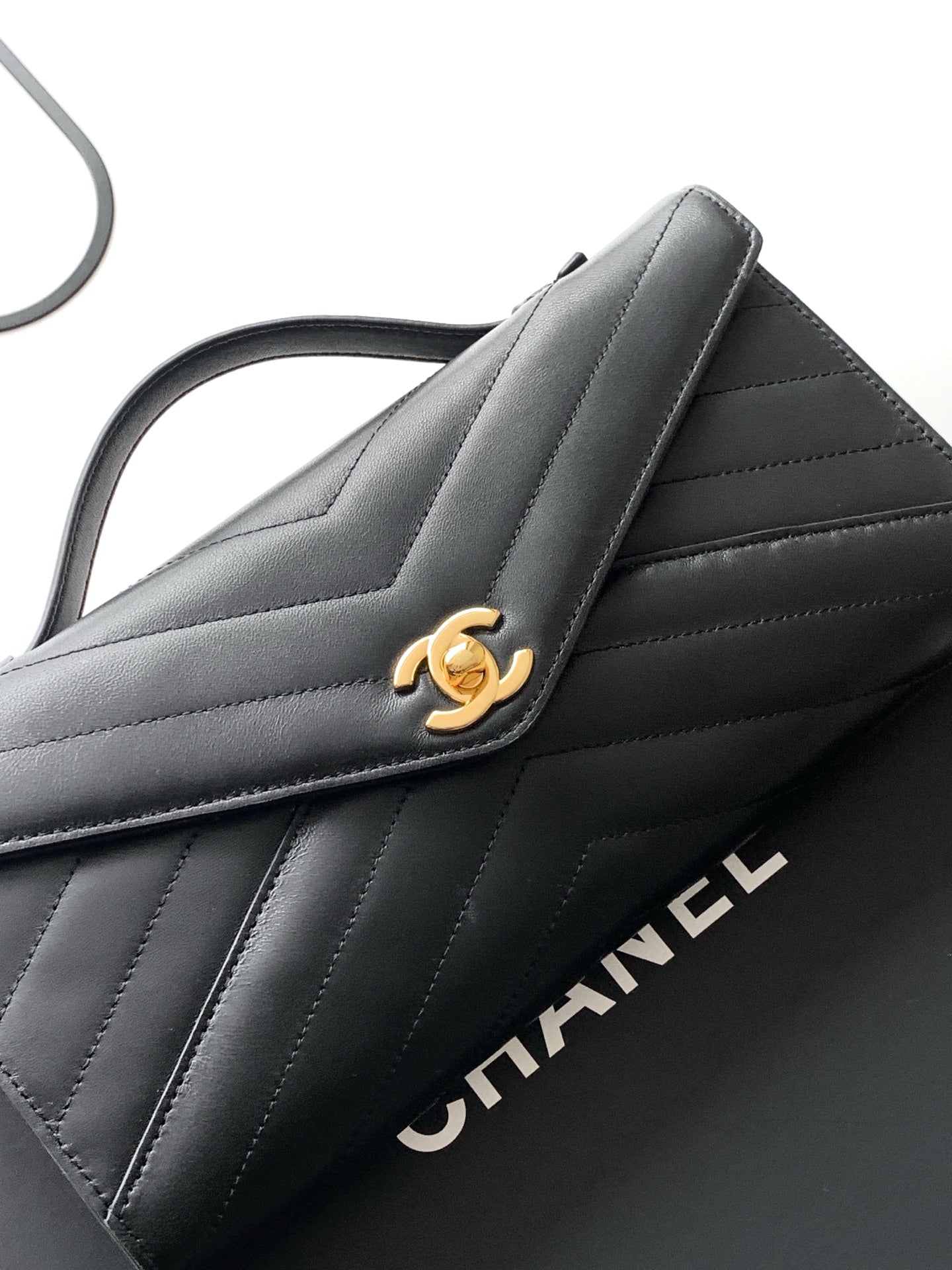 CC 26X Handbag 26cm Black Calfskin