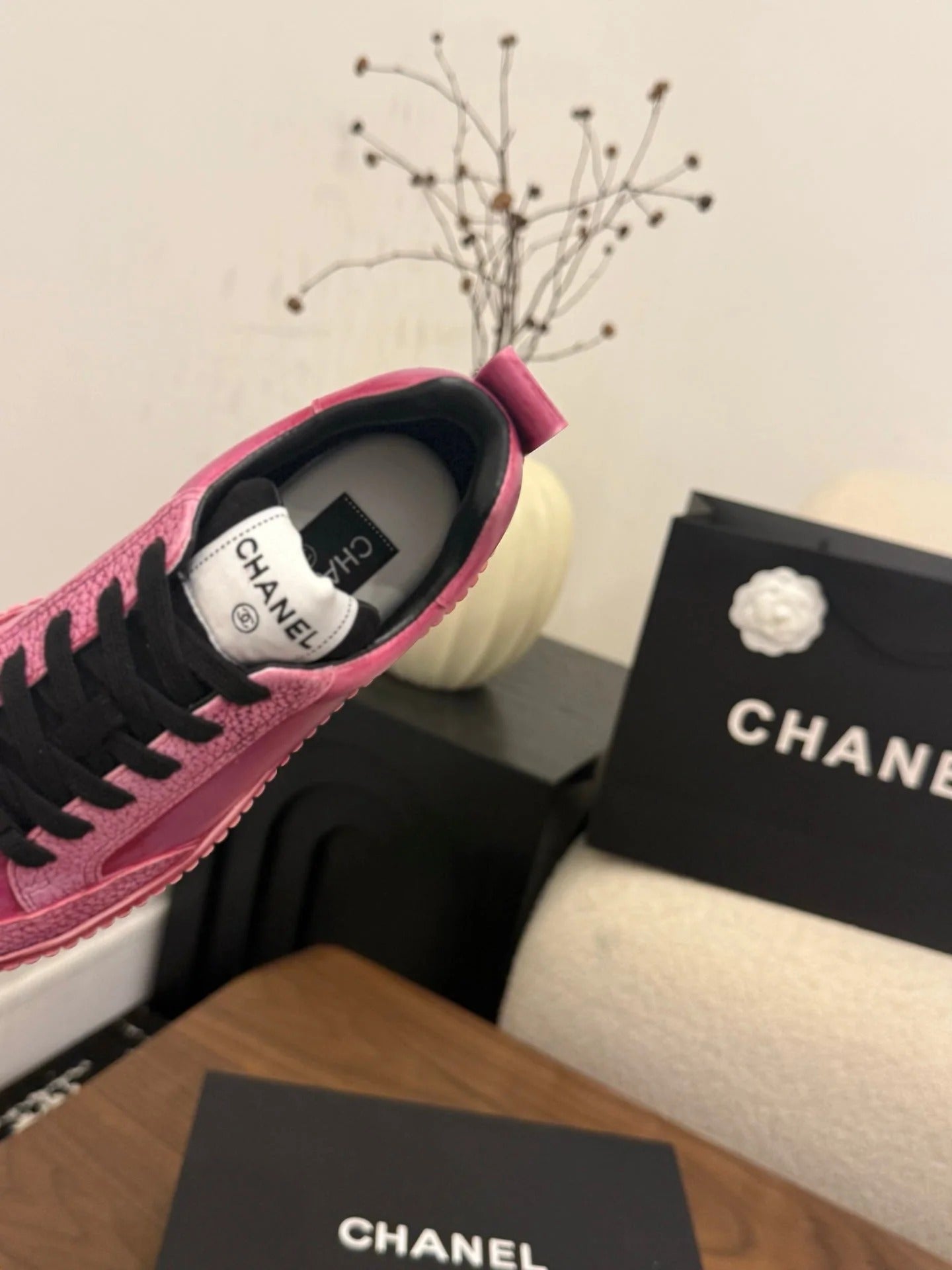 CC 26s Casual Sneaker Dark Pink Leather 183615