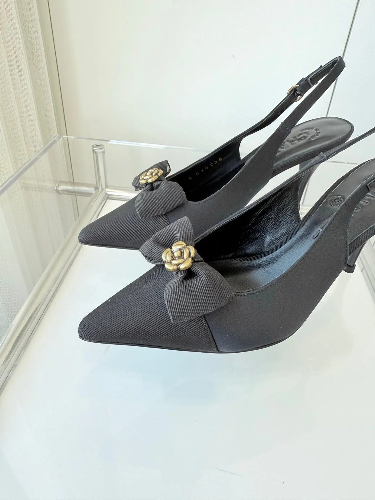Chanel 2026 Slingback Stilettos Leather Sheepskin 823416