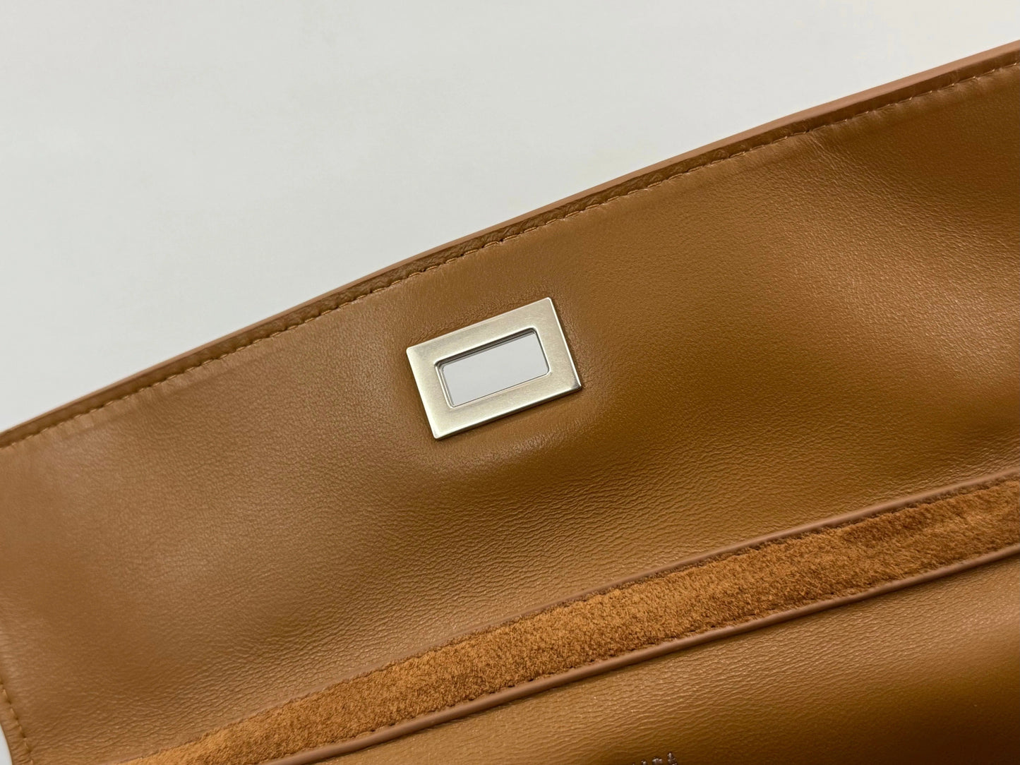 Balenciaga Medium Bag 35 Camel Brown Suede Sliver Hardware