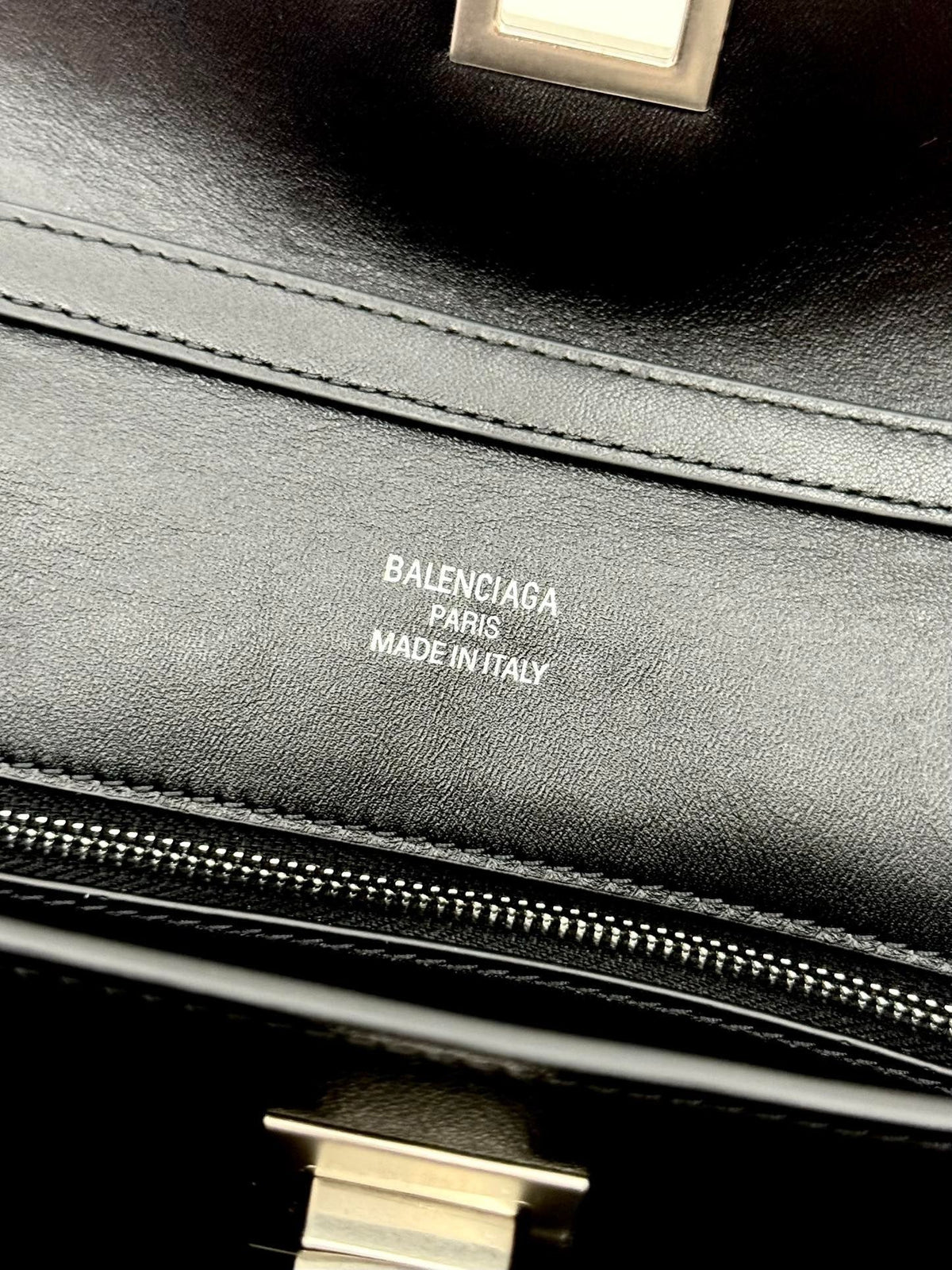Balenciaga Small Rodeo Bag 29 Black Calfskin Sliver Hardware