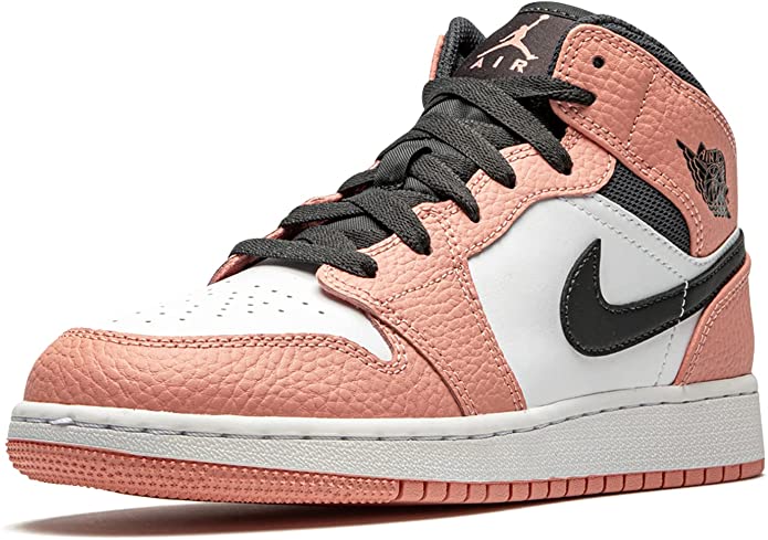 Jordan 1 Mid Pink Quartz 555112 Sneakers - Basketball Legend