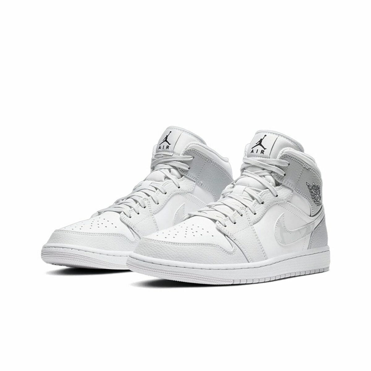 Jordan 1 Mid White Camo Sneakers - All-Day Comfort | Exclusive Drop