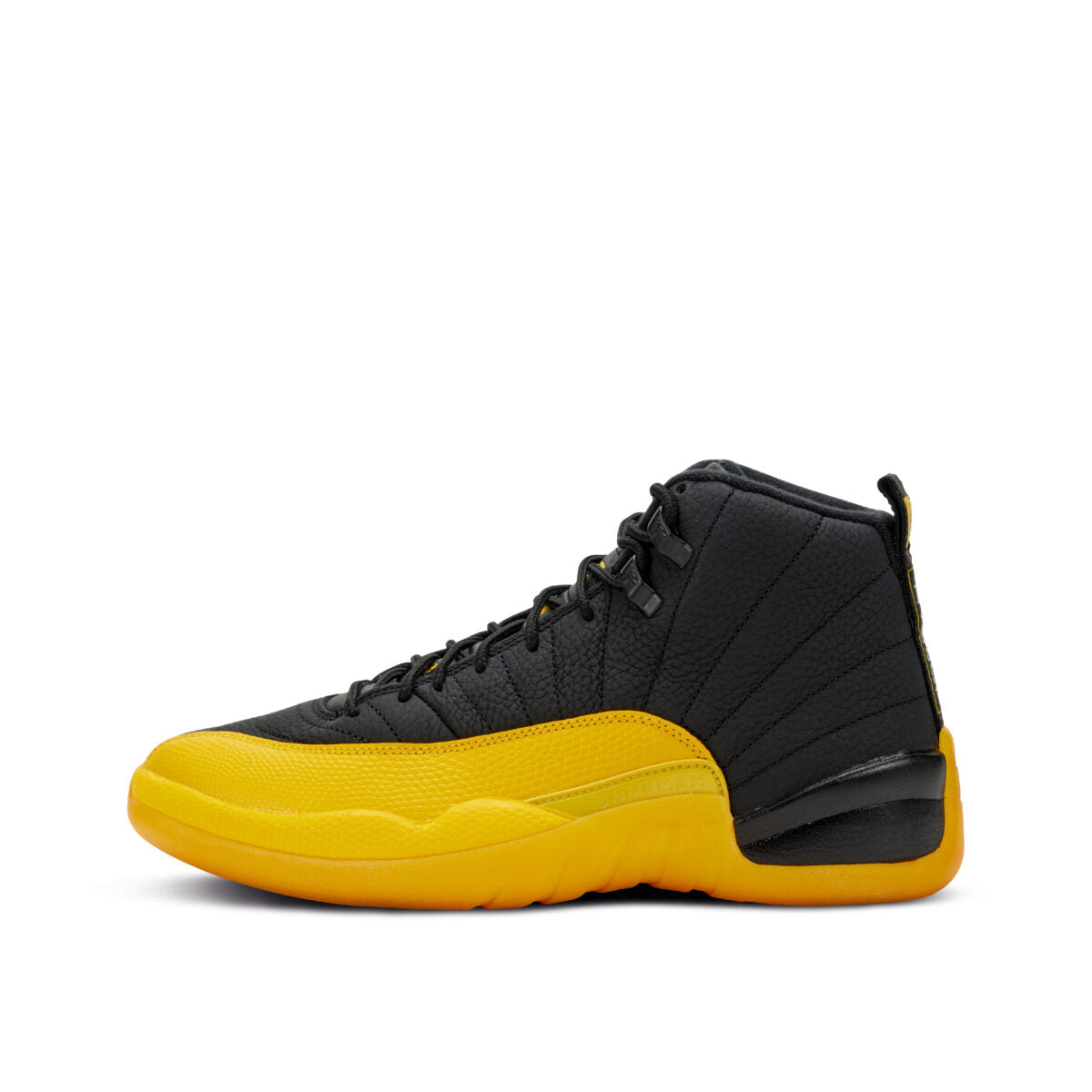 Jordan 12 Retro Black University Gold Sneakers - Authentic