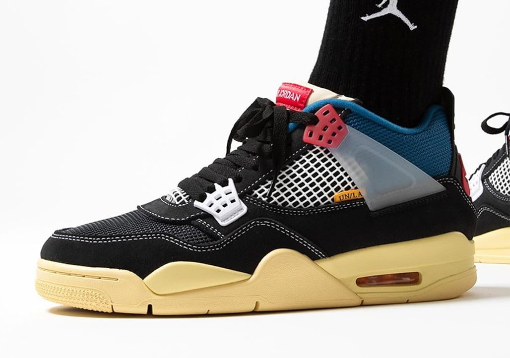 Jordan 4 Retro Union Off Noir Sneakers - Hype Release | Coveted Pair