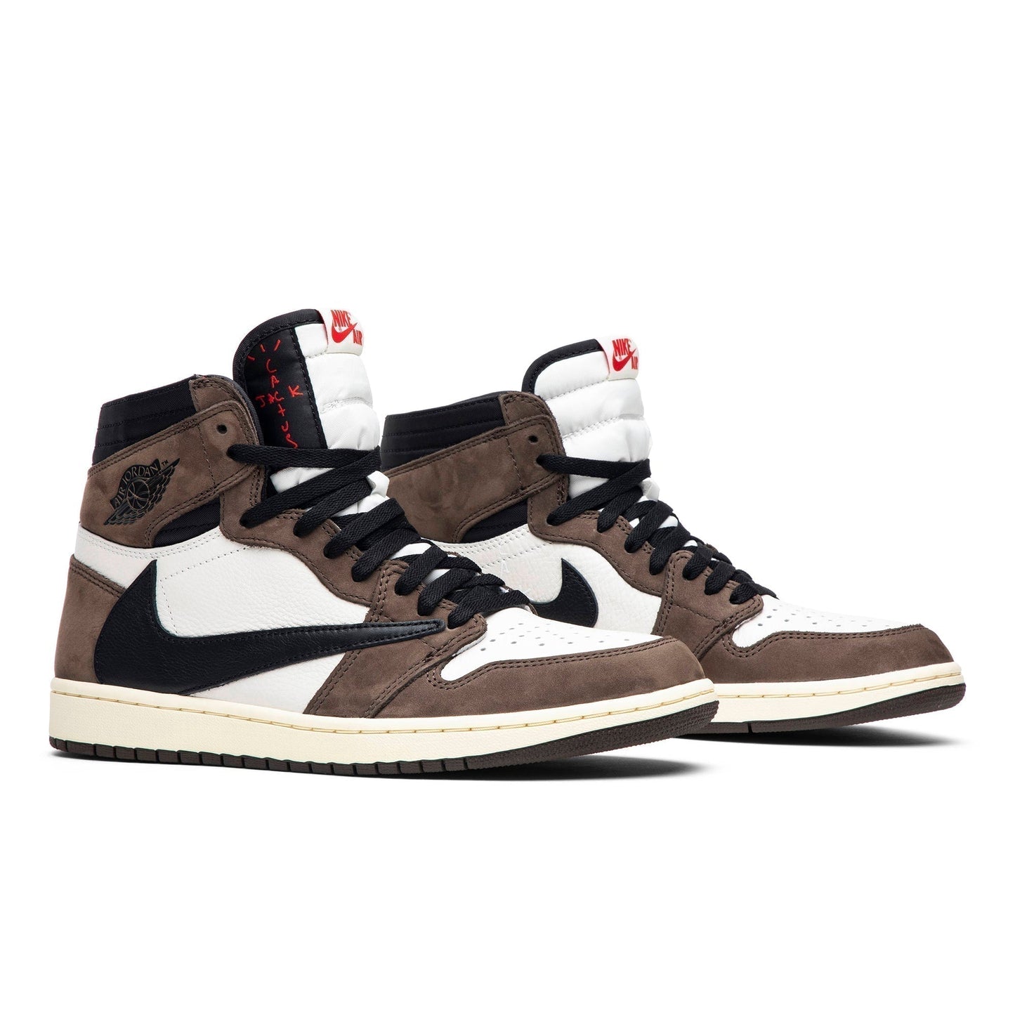 Travis Scott x Air Jordan 1 Retro High OG Mocha CD4487-100 Sneakers - Collabo...