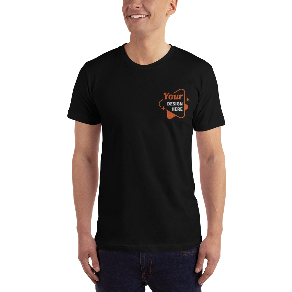 Unisex Embroidered T-Shirt | American Apparel 2001W
