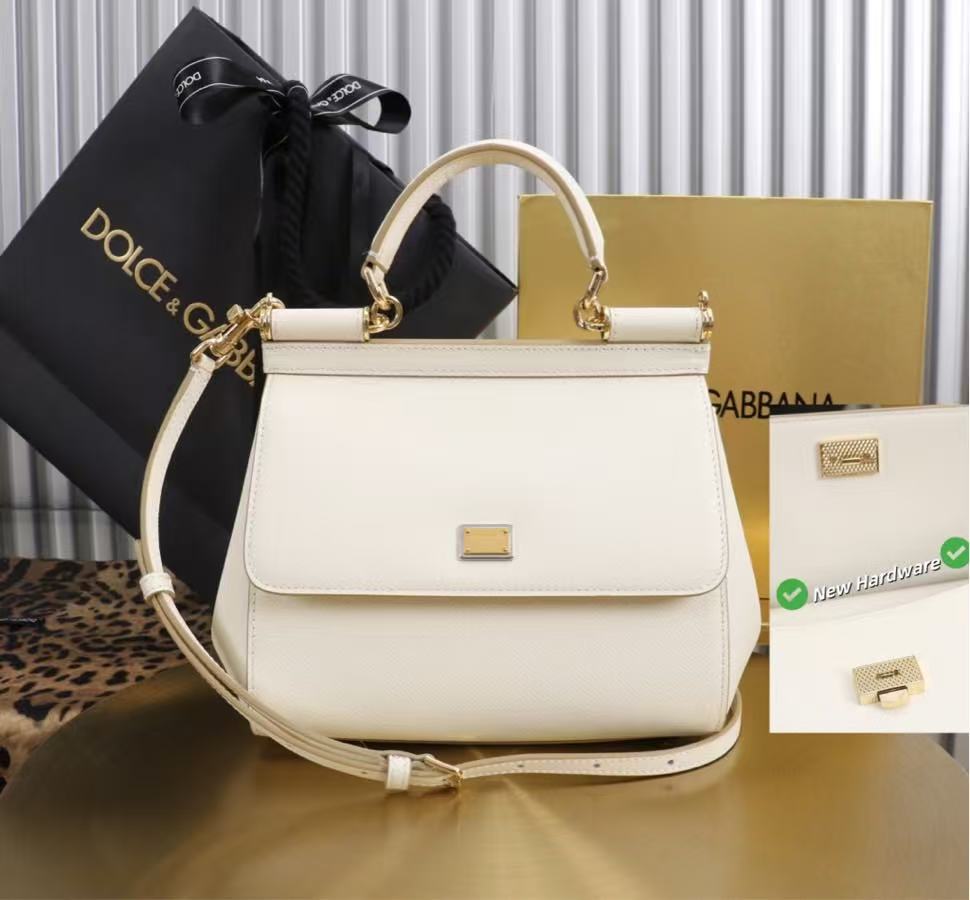 DB Sicily Bag White Dauphine Calfskin