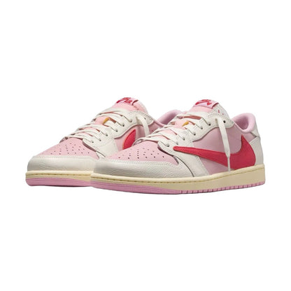 Air Jordan 1 Low x Travis Scott Shy Pink and Tropical Pink