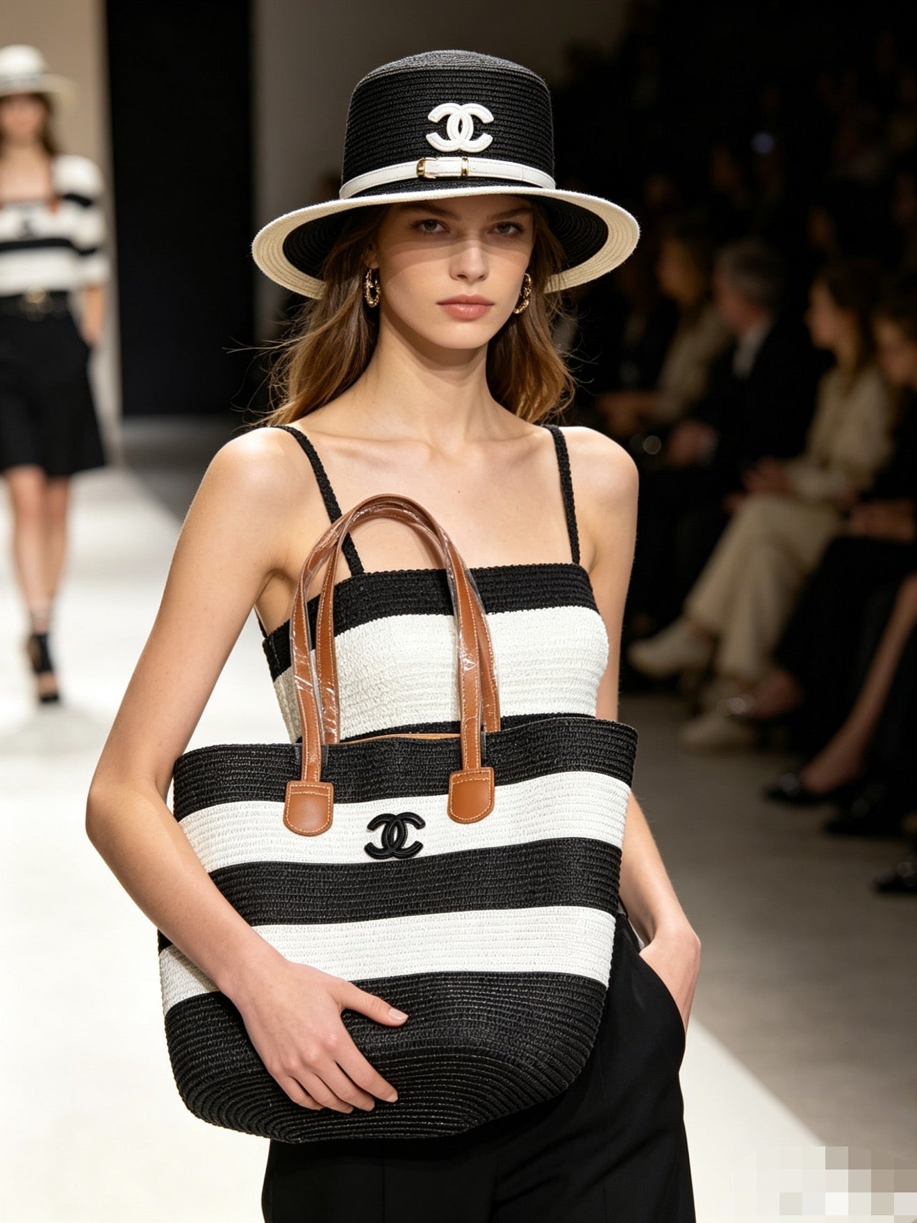 CC Tote Bag & Hat Set Plant Grass 209737