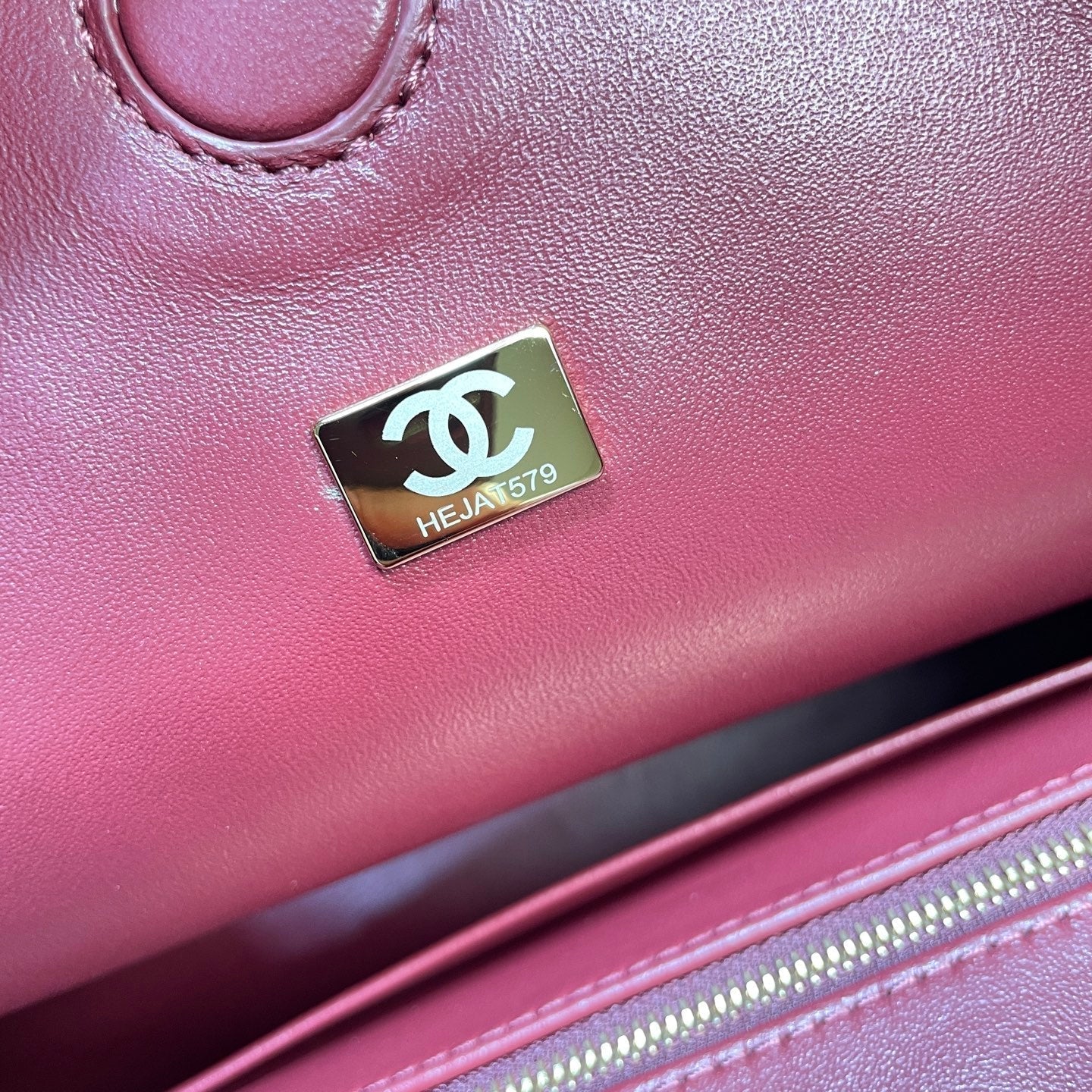 CC 26S Large Tote Bag 40cm Burgundy Calfskin GHW