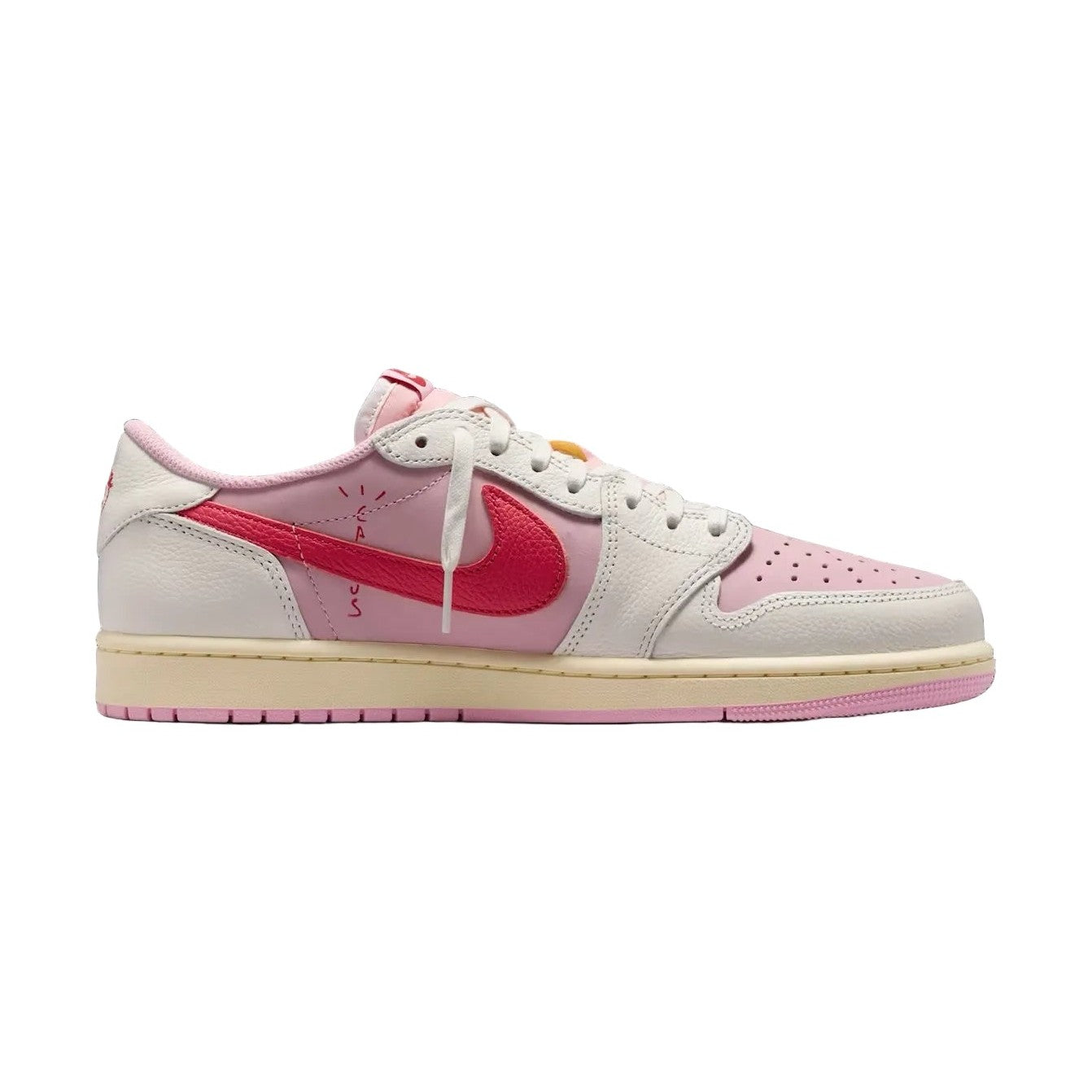Air Jordan 1 Low x Travis Scott Shy Pink and Tropical Pink