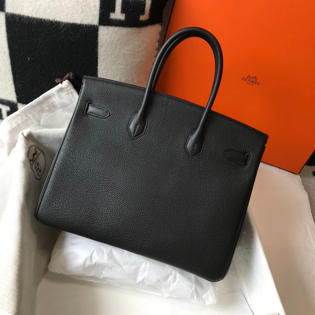 HM BIRKIN 35CM BLACK TOGO LEATHER GOLD HARDWARE