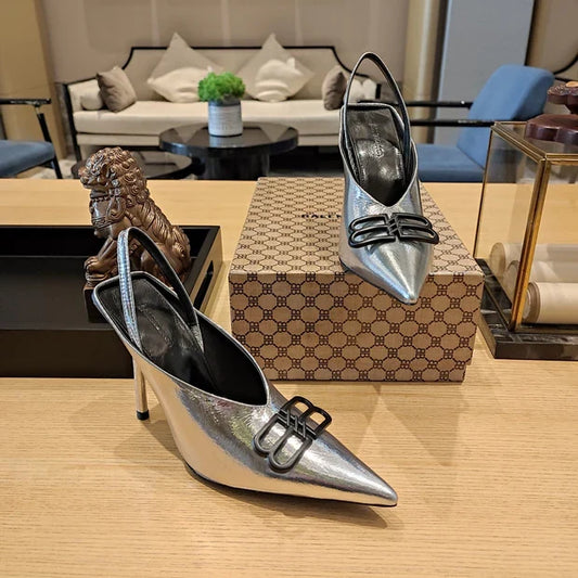 Balenciaga 26s High Heel Pump 90 Genuine Leather