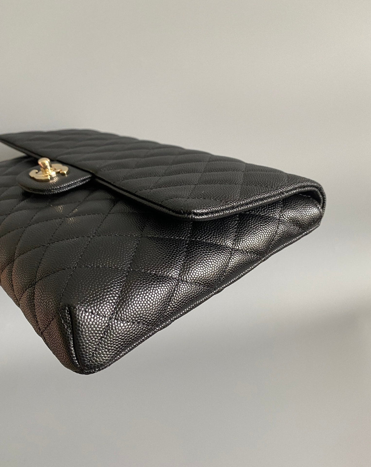 CC Handbag 28cm Black Caviar Leather