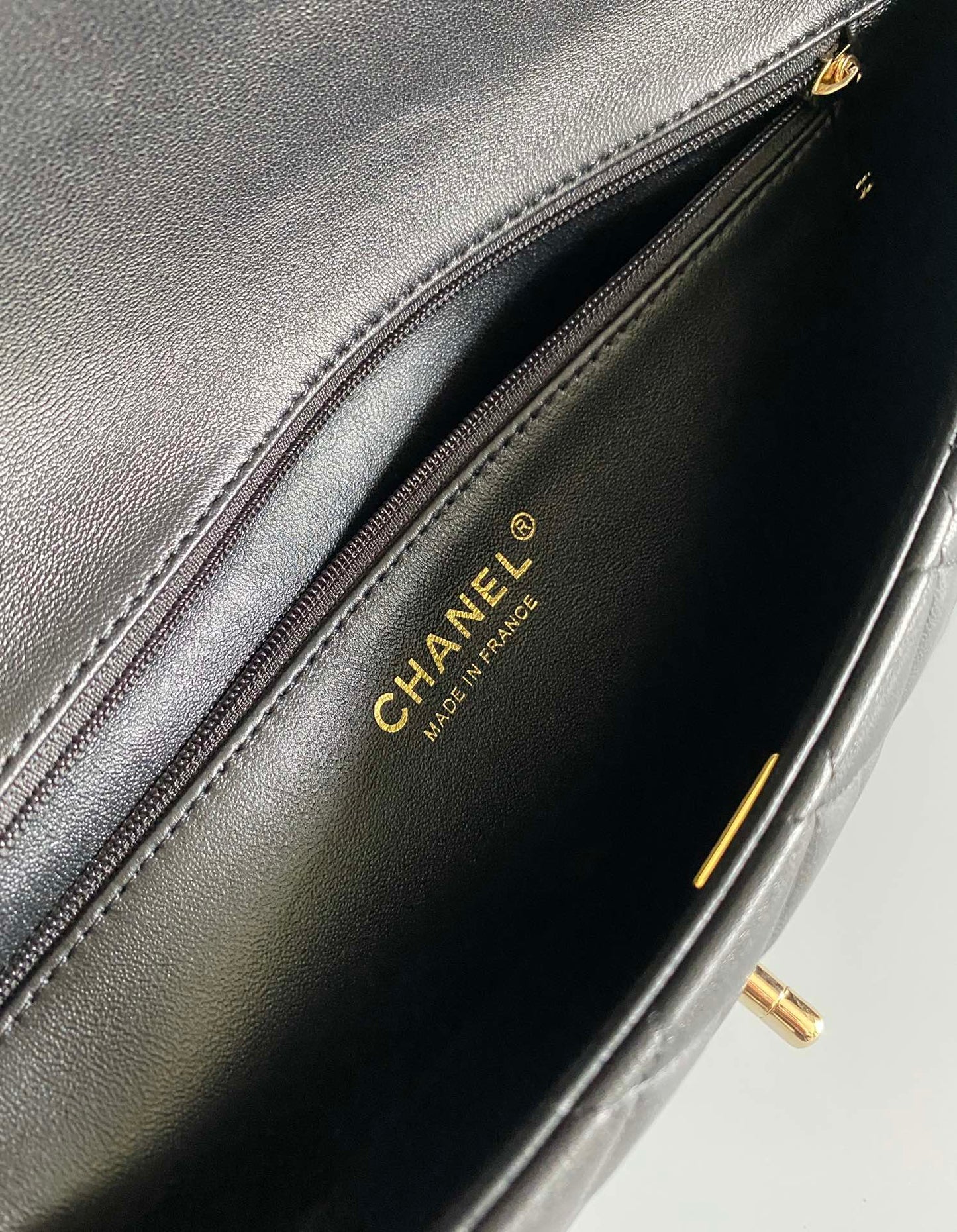 CC Handbag 28cm Black Lambskin
