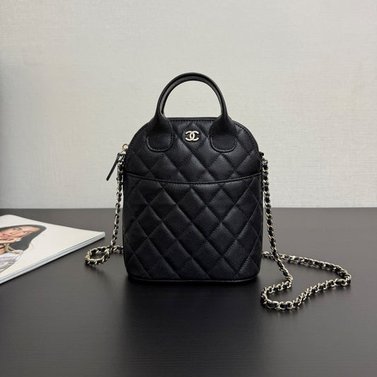 CC 25A Shell Bag Phone Case Black Caviar