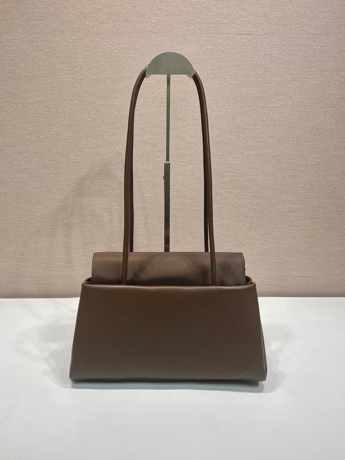 Prada 2026 Passage Bag 28cm Brown Leather 282814