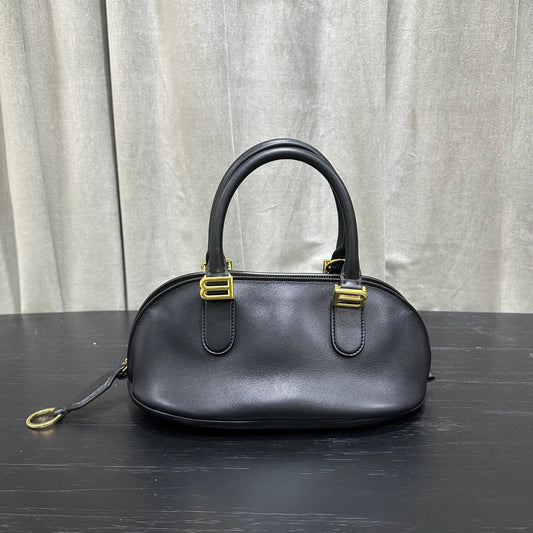 Balenciaga  Bolero Bowling Bag Black Calfksin