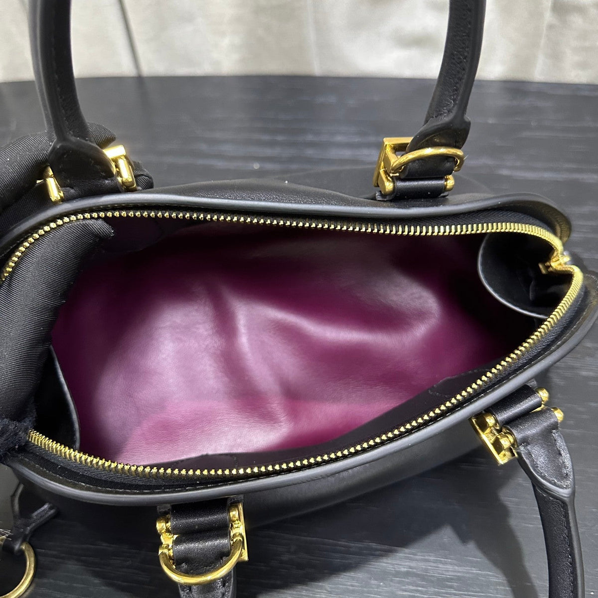 Balenciaga  Bolero Bowling Bag Black Calfksin