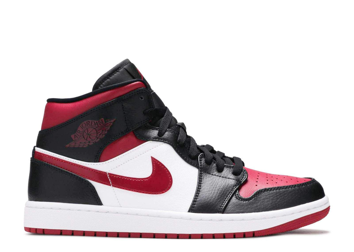 Air Jordan 1 Mid ‘Noble Red’ Revered Footwear Sneakers - Hype Release