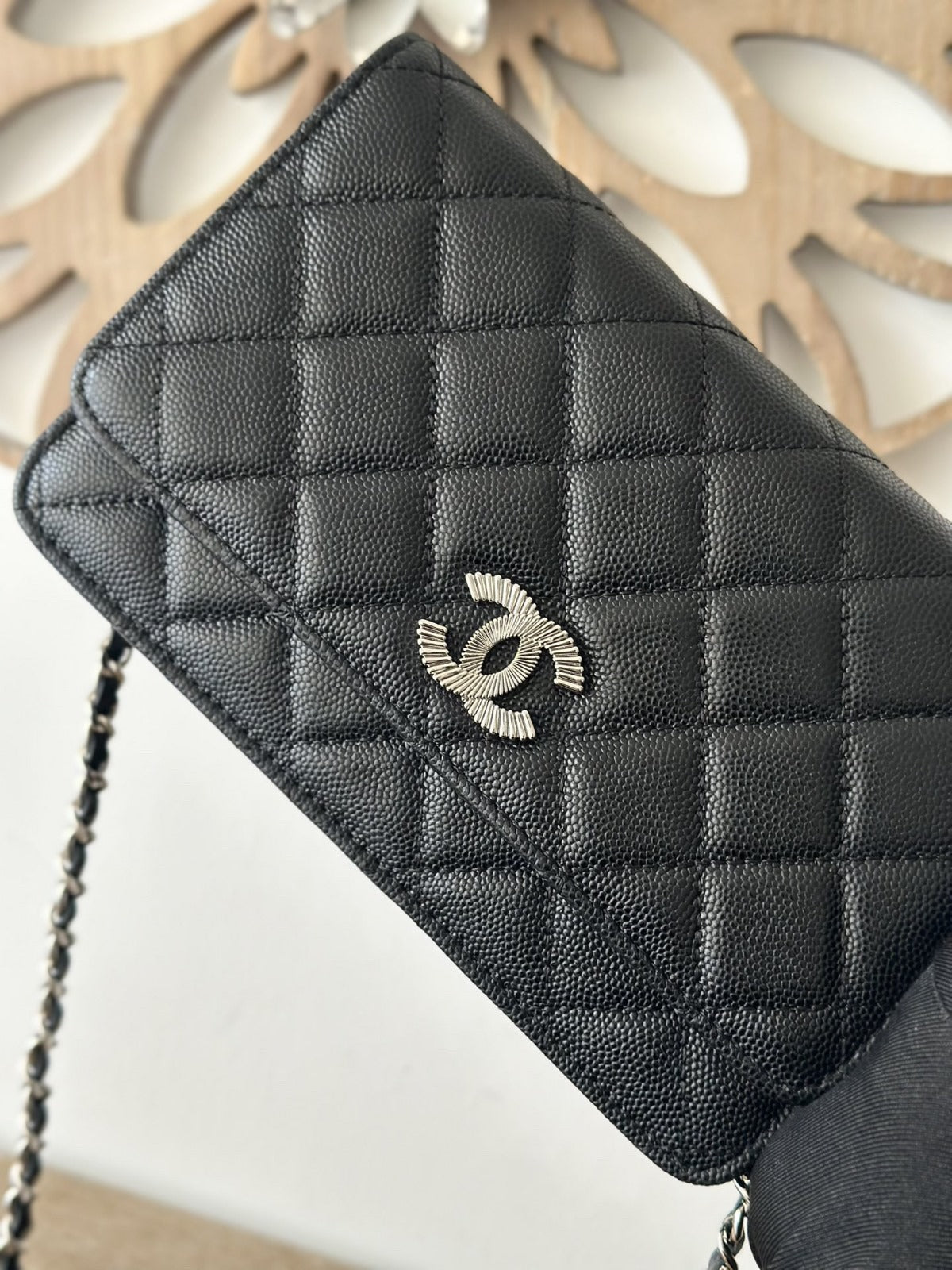 CC WOC 19cm Black Caviar Silver Hardware