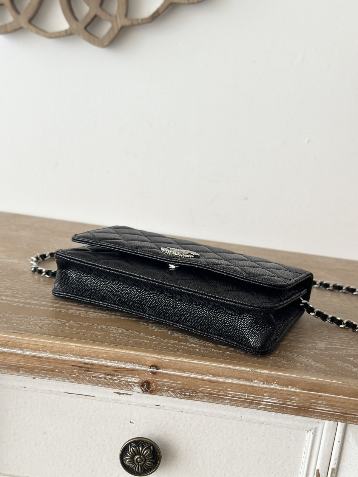 CC WOC 19cm Black Caviar Silver Hardware