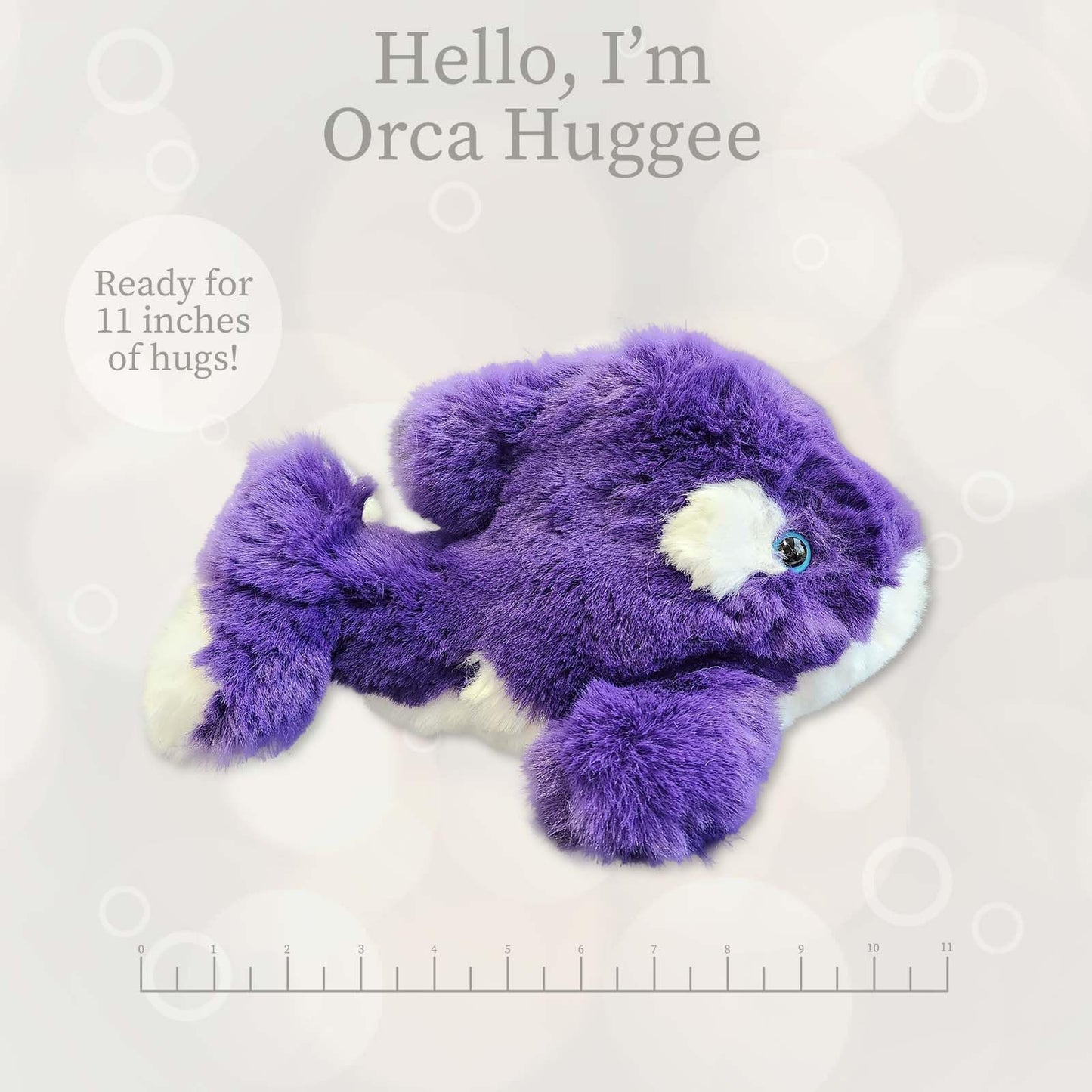 World's Softest Plush Small Purple Dolphin Stuffed Animal - Huggable Polyester Toy for Baby & Toddler - Model WS03577-0008