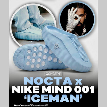 NIKE MIND 001 x NOCTA “ICE MAN” Blue
