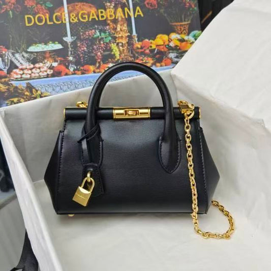 DB Small Marlene Day Bag Black Calfskin