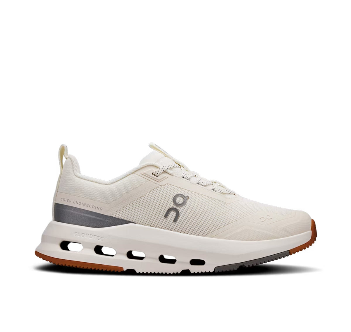 ON Big Kid's Cloudnova Ivory/Apollo