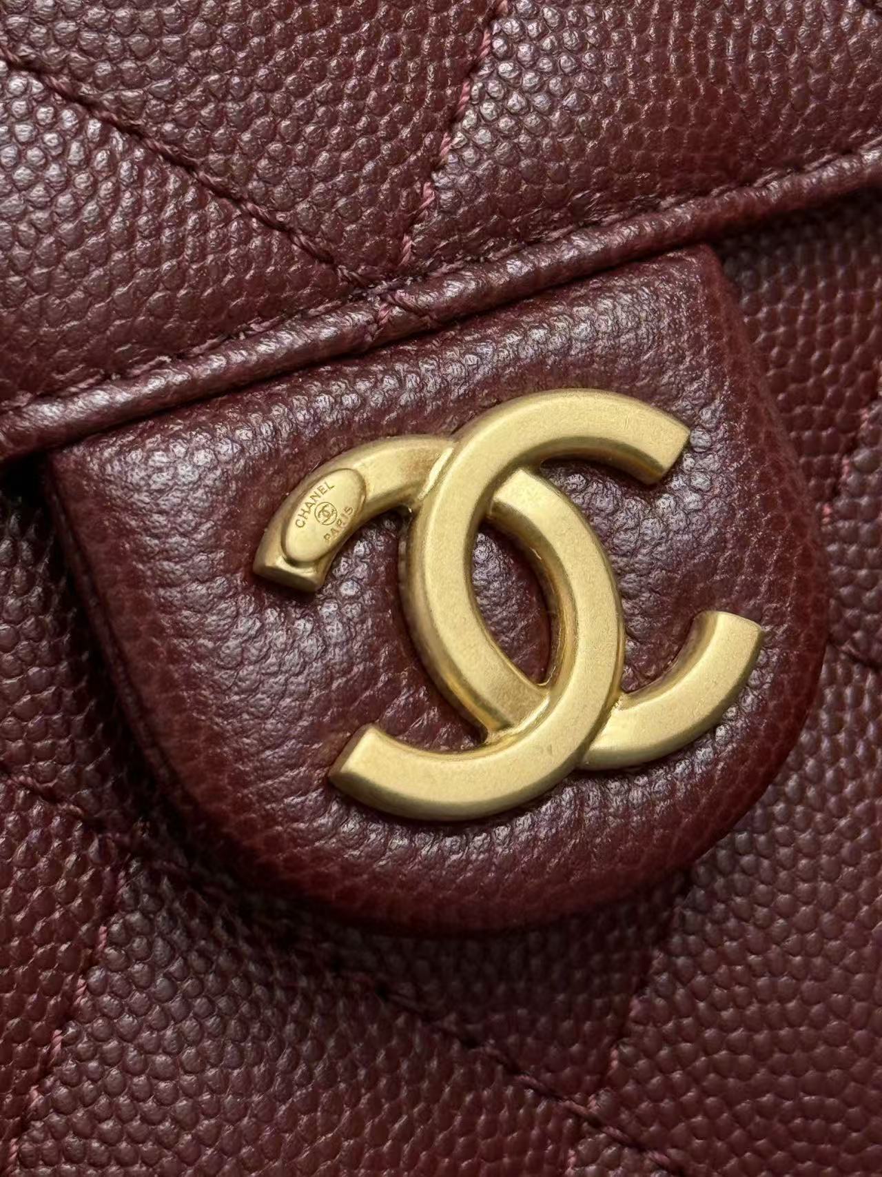 CC 25s Hobo Bag 30cm Gold Calfskin