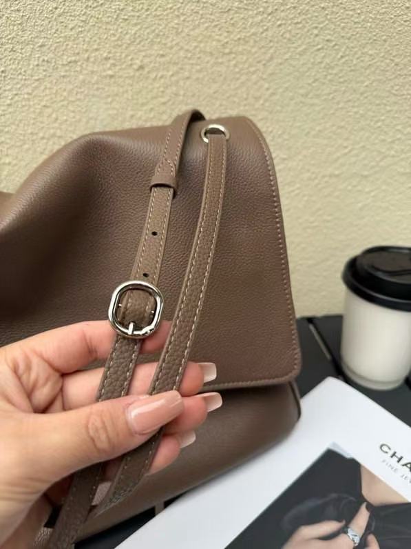 Chanel 2026 Maxi Flap Bag 38.5cm Brown Calfskin