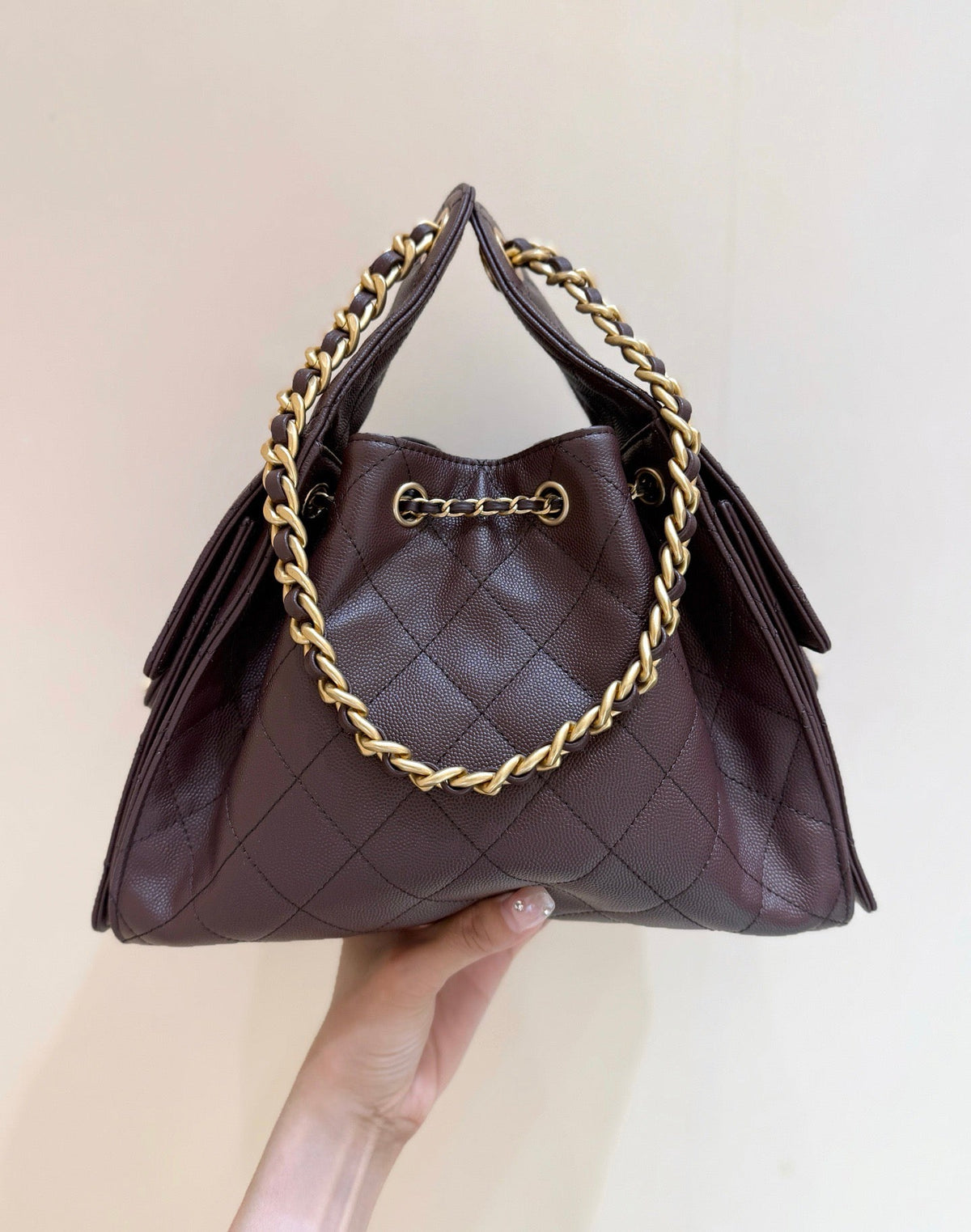 CC 26s Hobo Small Bag Chocolate Caviar GHW (Best Version)