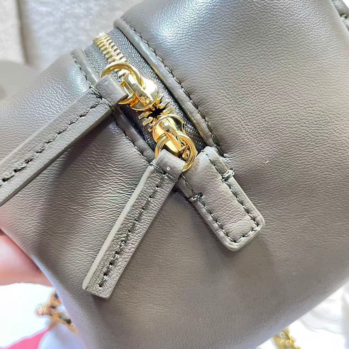 CC Métiers d’art 2026 Small Bowling Bag Dark Khaki Lambskin