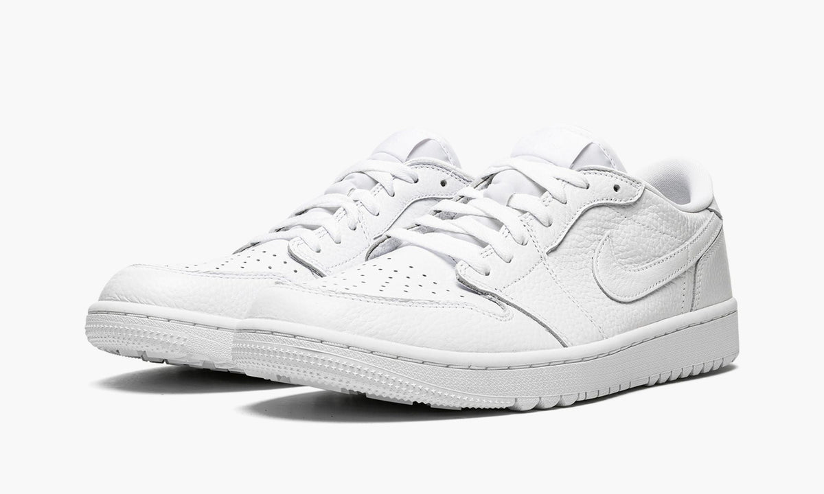 Air Jordan 1 Low Golf Triple White Sneakers - Retro Runner