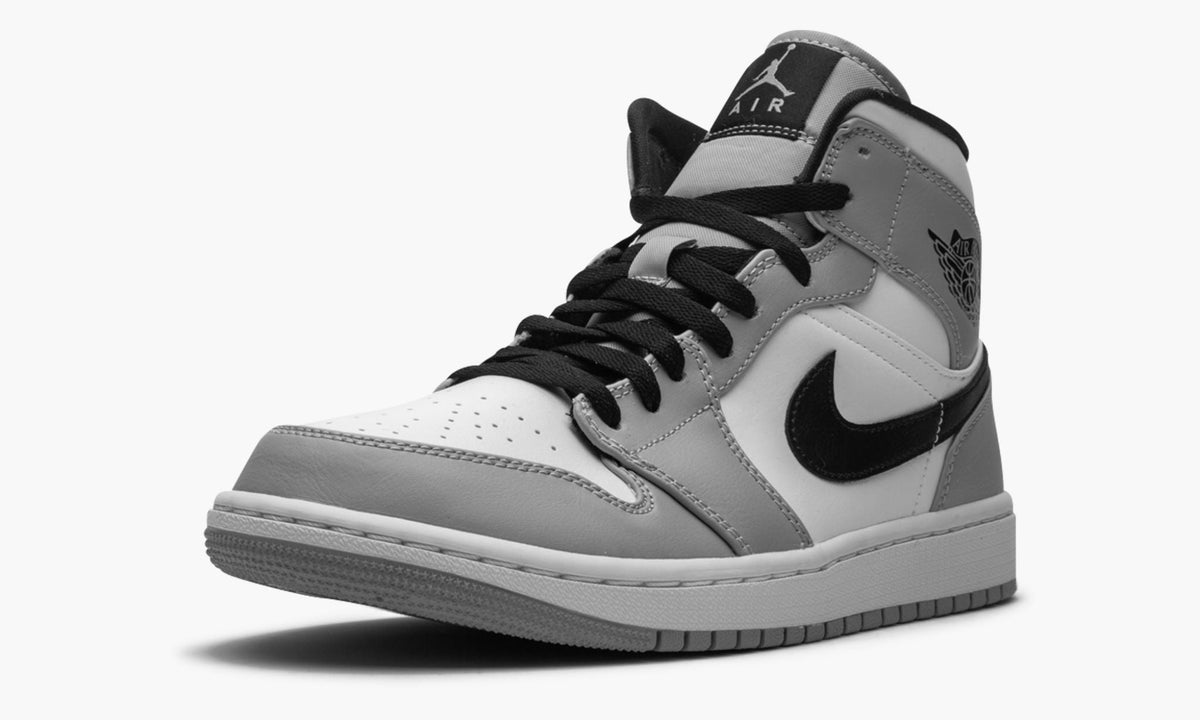 Air Jordan 1 Mid “Light Smoke Grey” Sneakers - Court Icon