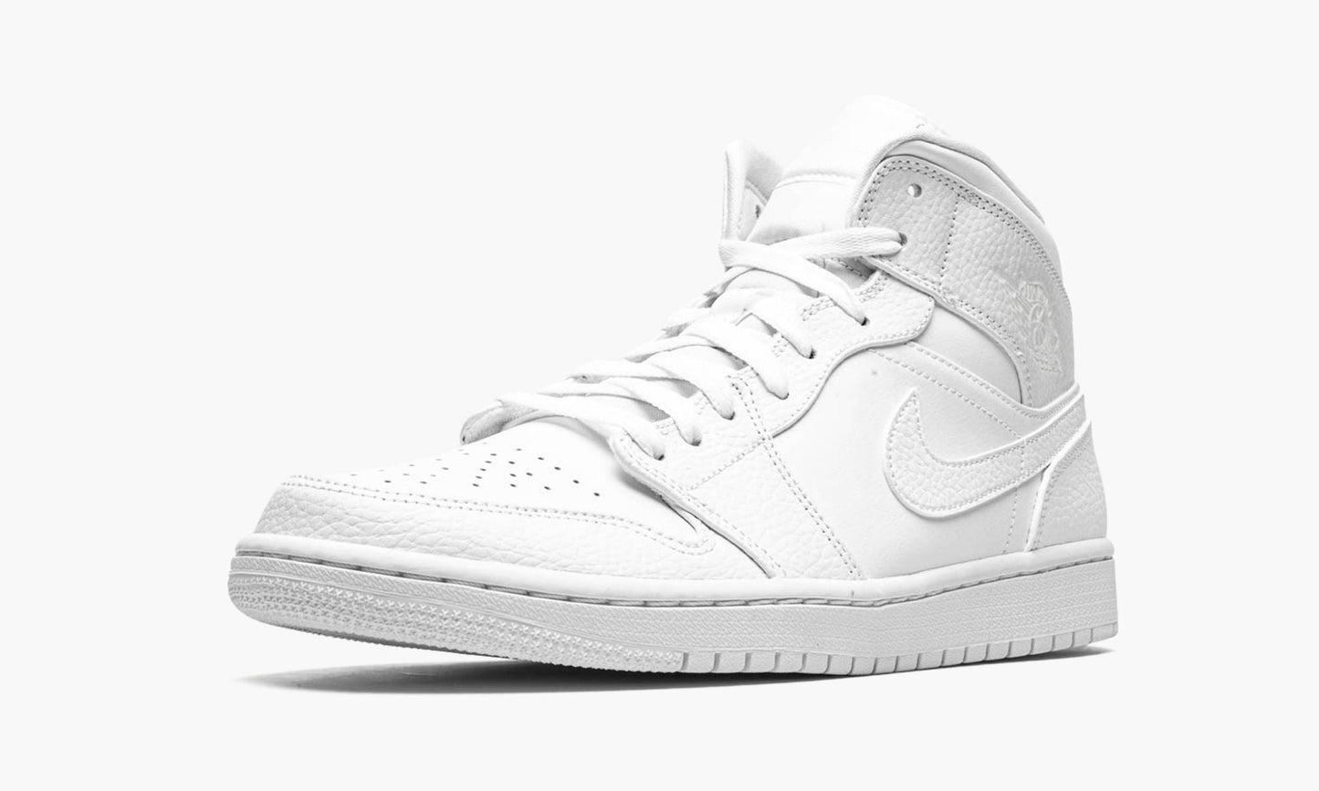 Air Jordan 1 Mid “Triple White” Sneakers - Pro-Level | Silhouette King