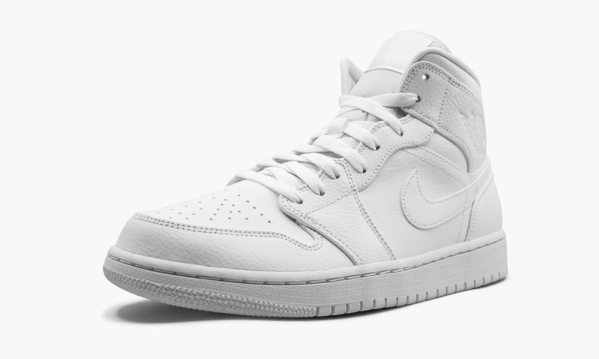 Air Jordan 1 Mid “Triple White” Sneakers - Pro-Level | Silhouette King