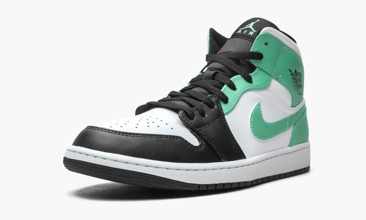 Air Jordan 1 Mid Island Green Sneakers - Cushioned Stride