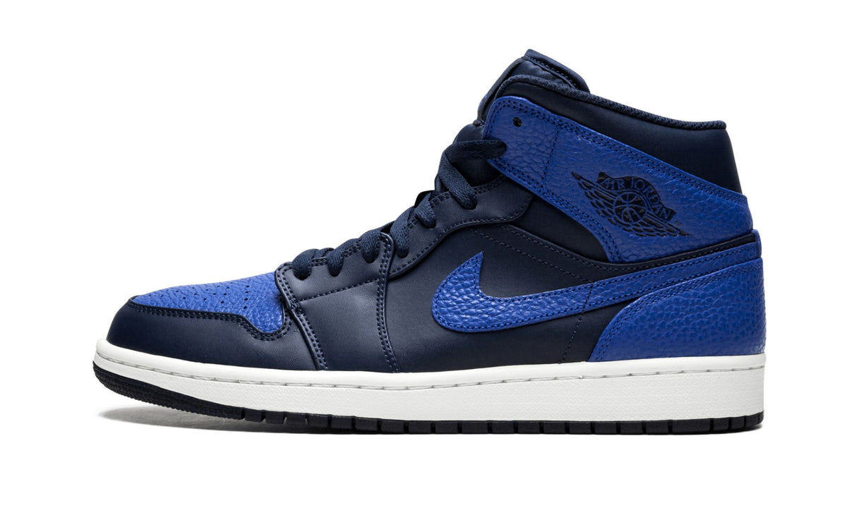 Air Jordan 1 Mid Obsidian Royal Sneakers - Fresh Drop | New Arrival