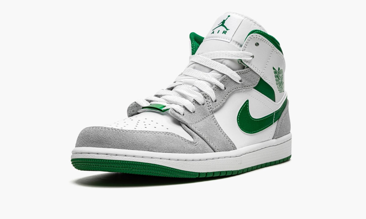 Air Jordan 1 MID SE “Grey / Pine Green / White” Sneakers - Elite Edition