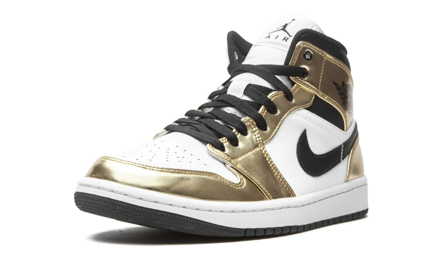 Air Jordan 1 Mid SE “Metallic Gold” Sneakers - Collaboration Release